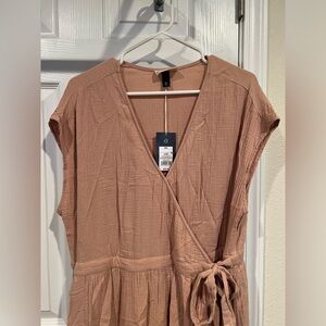 Universal Thread gauze maxi wrap dress